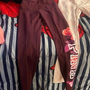 Brand new leggings without tags and new sweat pants from Victorio a secret